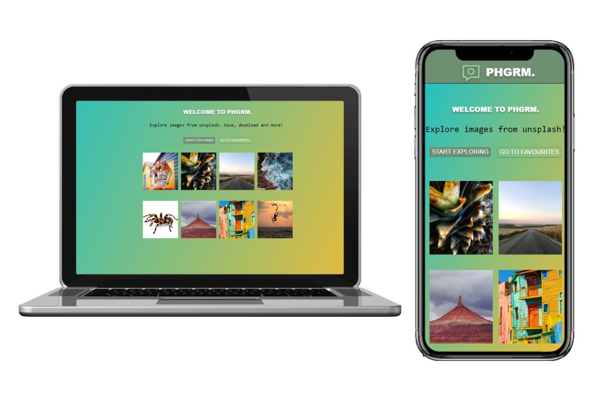 PHGRM React JS project